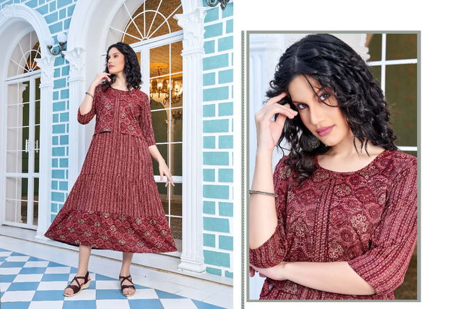 Rangoon Vol 10 By Kinti Anarkali Kurtis Catalog